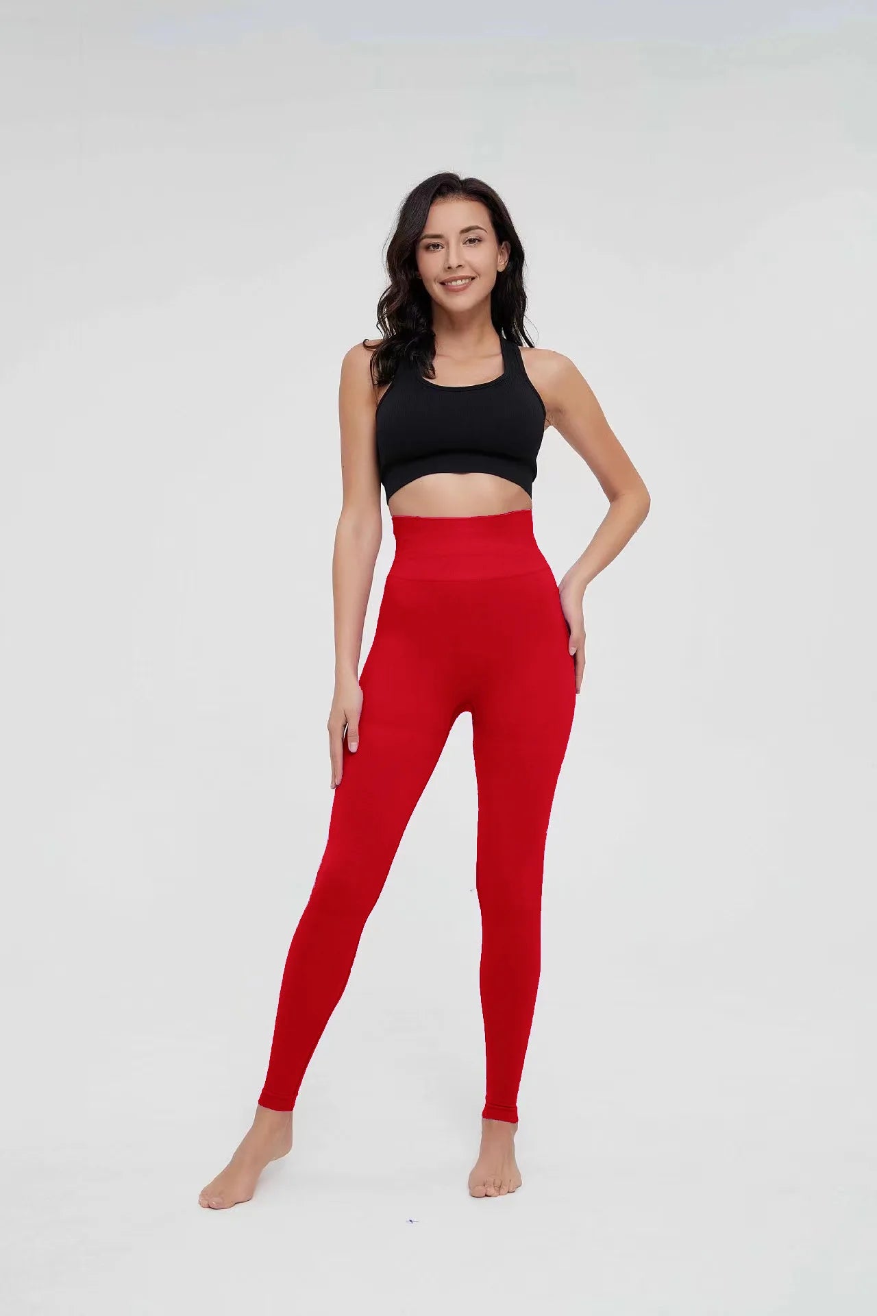 Apex Ritual – Women's Seamless High-Waist Training Leggings – Elastic Compression Fit