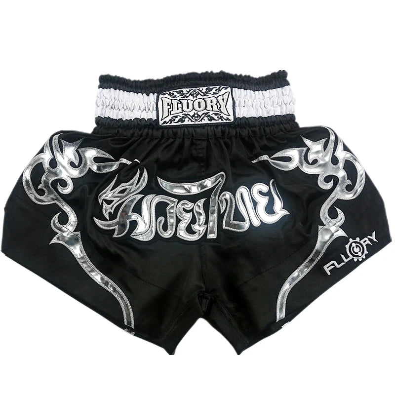 Apex Ritual – Women's MMA Shorts – Embroidered Muay Thai Boxing Shorts