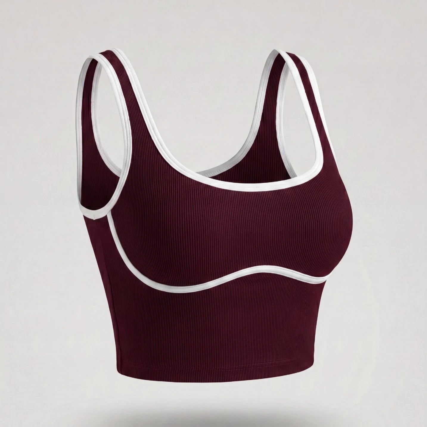 Apex Ritual – Color Blocking Sports Vest Women – No-Wire Push Up Fitness Bra