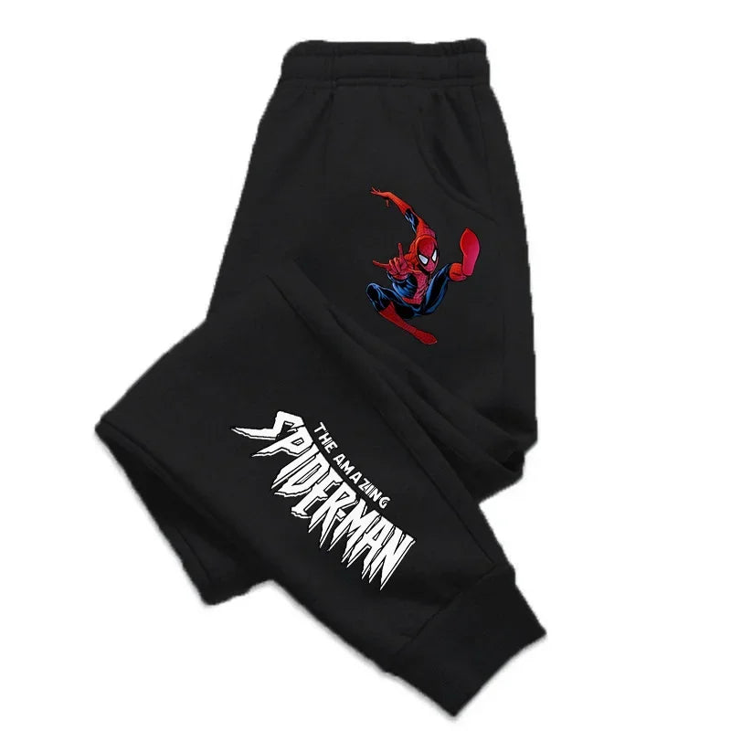 Apex Ritual – Men's Anime Print Fleece Joggers – Loose Fit Workout Running Pants