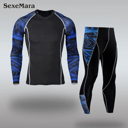 Apex Ritual – Men's Thermal Underwear Sets Compression Sport Suit – Quick Drying Long Johns