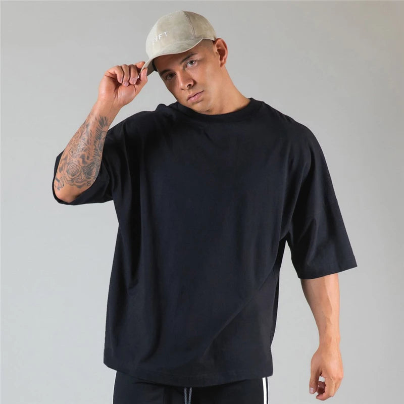 Apex Ritual – JAPAN & UK Cotton Gym Running T-Shirt – Short Sleeve Workout Training Tee