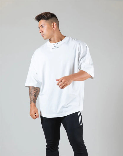Apex Ritual – JAPAN & UK Cotton Gym Running T-Shirt – Short Sleeve Workout Training Tee