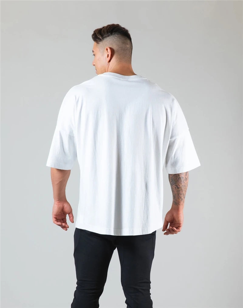 Apex Ritual – JAPAN & UK Cotton Gym Running T-Shirt – Short Sleeve Workout Training Tee