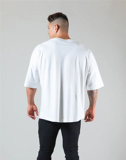 Apex Ritual – JAPAN & UK Cotton Gym Running T-Shirt – Short Sleeve Workout Training Tee