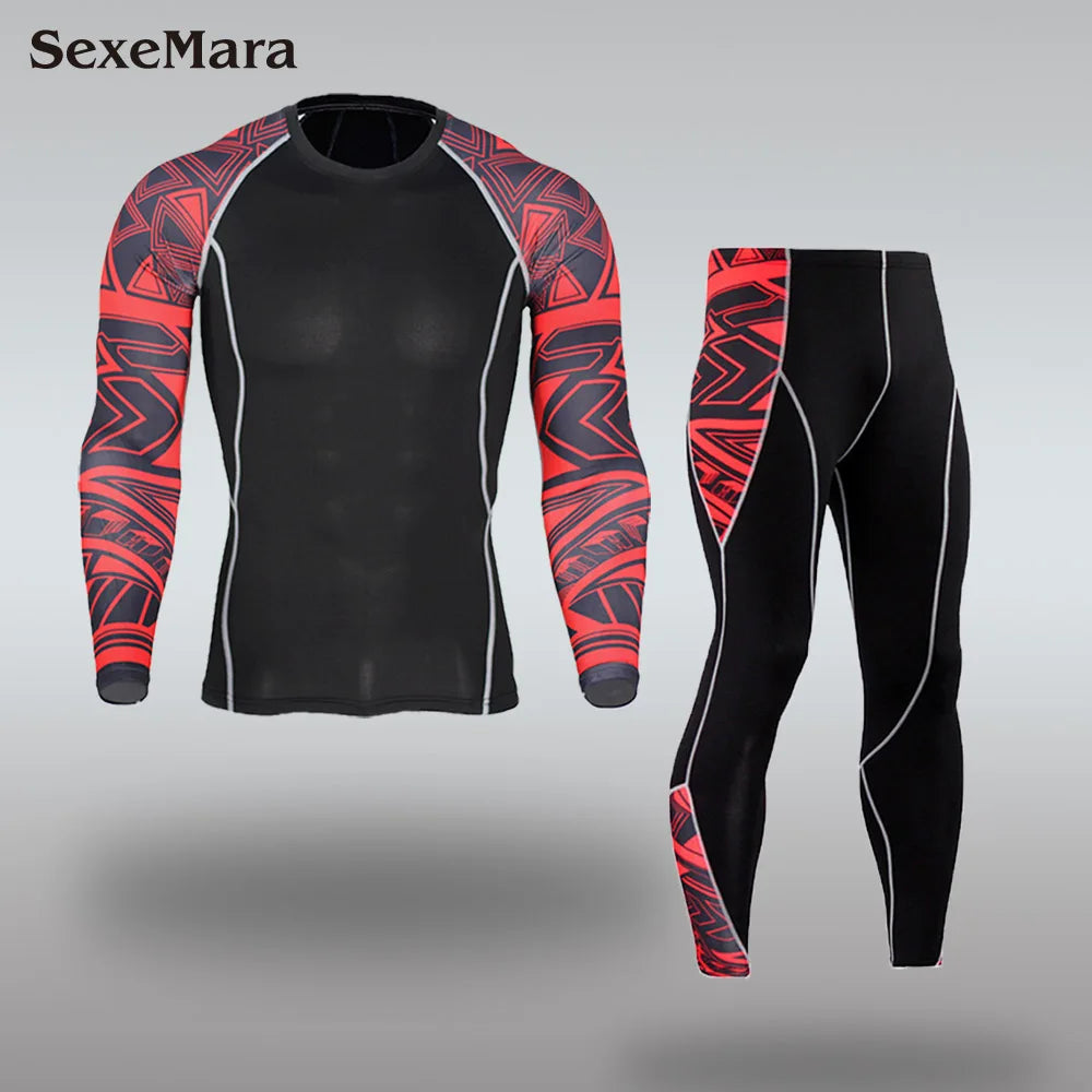 Apex Ritual – Men's Thermal Underwear Sets Compression Sport Suit – Quick Drying Long Johns
