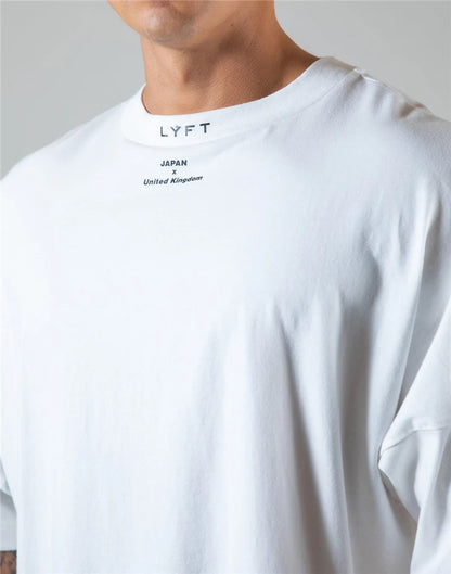 Apex Ritual – JAPAN & UK Cotton Gym Running T-Shirt – Short Sleeve Workout Training Tee