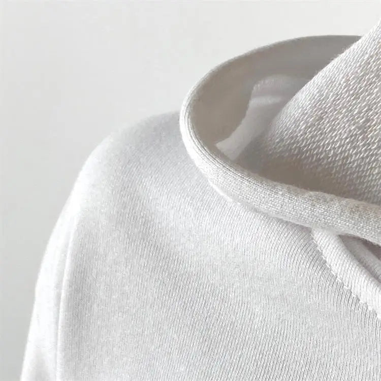 Apex Ritual Women's Cotton Crop Hoodie – Long-Sleeve Yoga & Gym Top