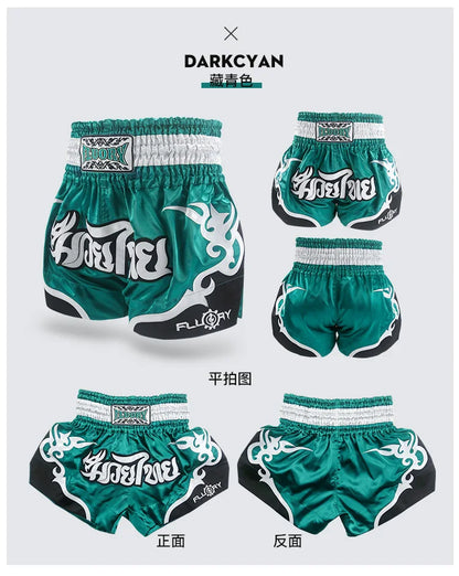 Apex Ritual – Women's MMA Shorts – Embroidered Muay Thai Boxing Shorts