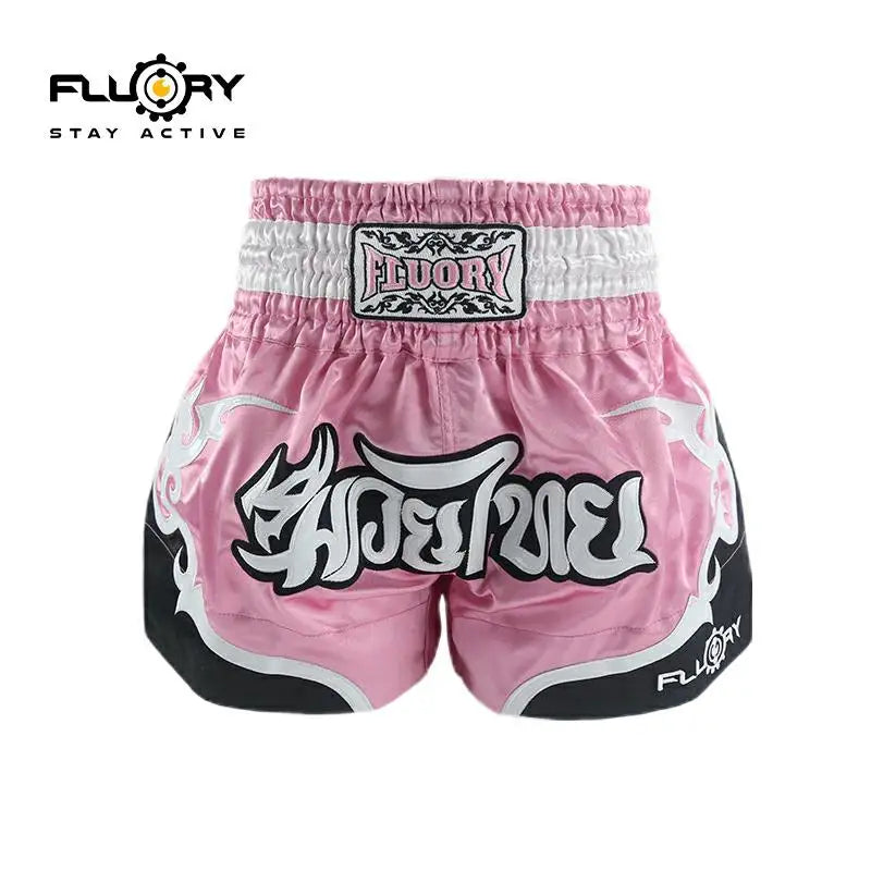 Apex Ritual – Women's MMA Shorts – Embroidered Muay Thai Boxing Shorts