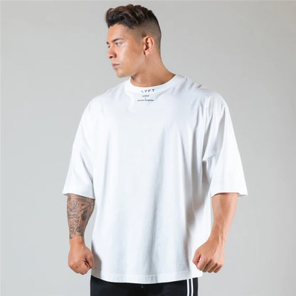 Apex Ritual – JAPAN & UK Cotton Gym Running T-Shirt – Short Sleeve Workout Training Tee