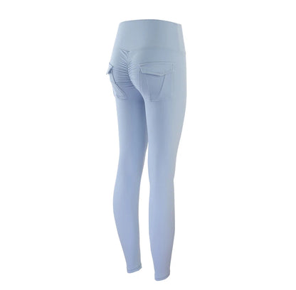 Apex Ritual – Women's High-Waist Nylon Leggings – Pocket Compression Training Tights