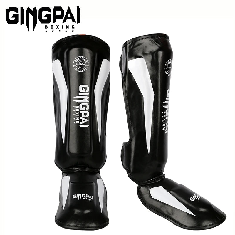 Apex Ritual – MMA & Muay Thai Boxing Shin Guards – Youth/Adult Instep Kickboxing Ankle Protector Pads