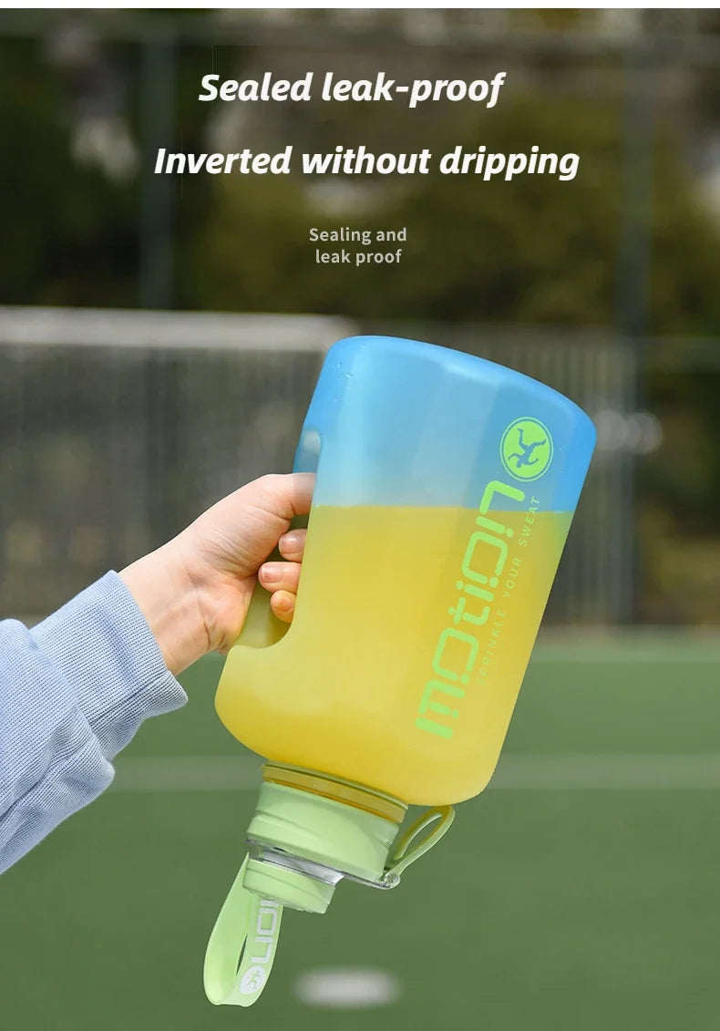 Apex Ritual – 2L Sports Water Bottle with Straw – Large Capacity Fitness Drinking Bottle with Scale