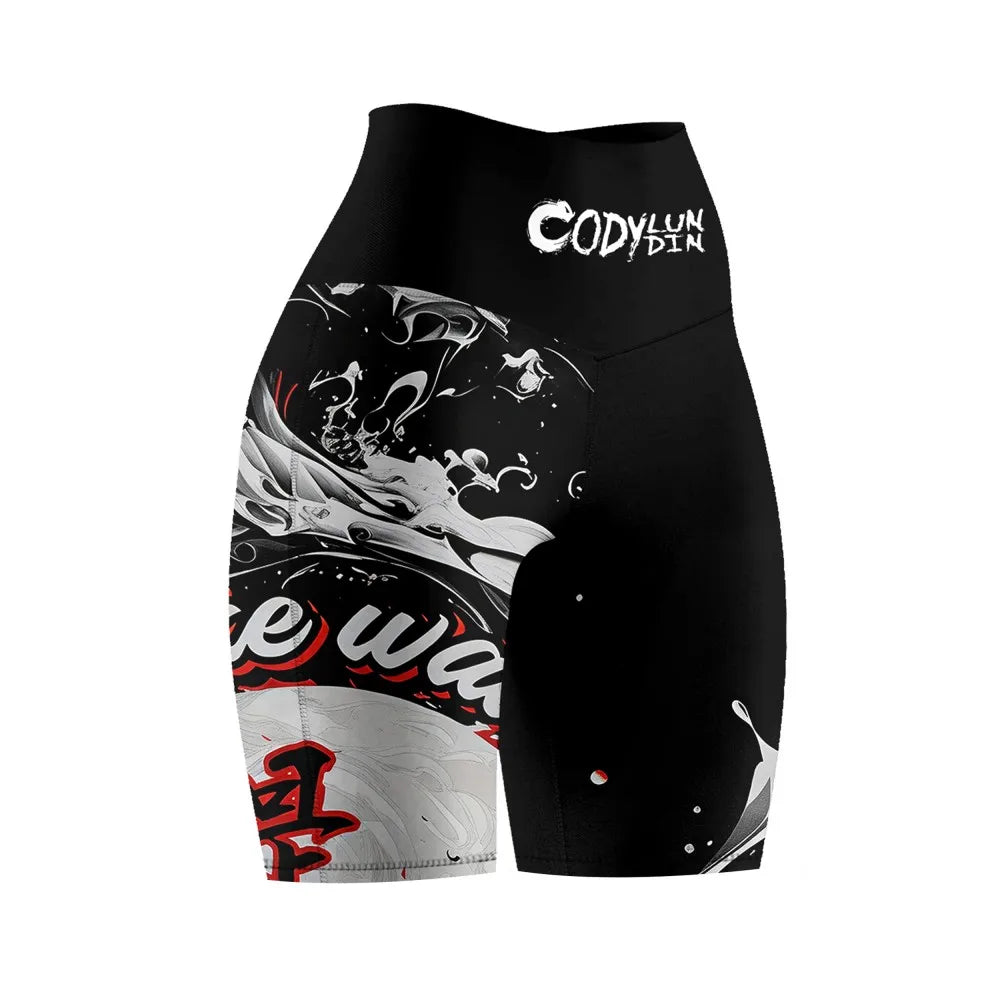 Apex Ritual – Women's Mock Neck MMA Compression Rash Guard – 4-Way Stretch BJJ & Boxing Rashguard