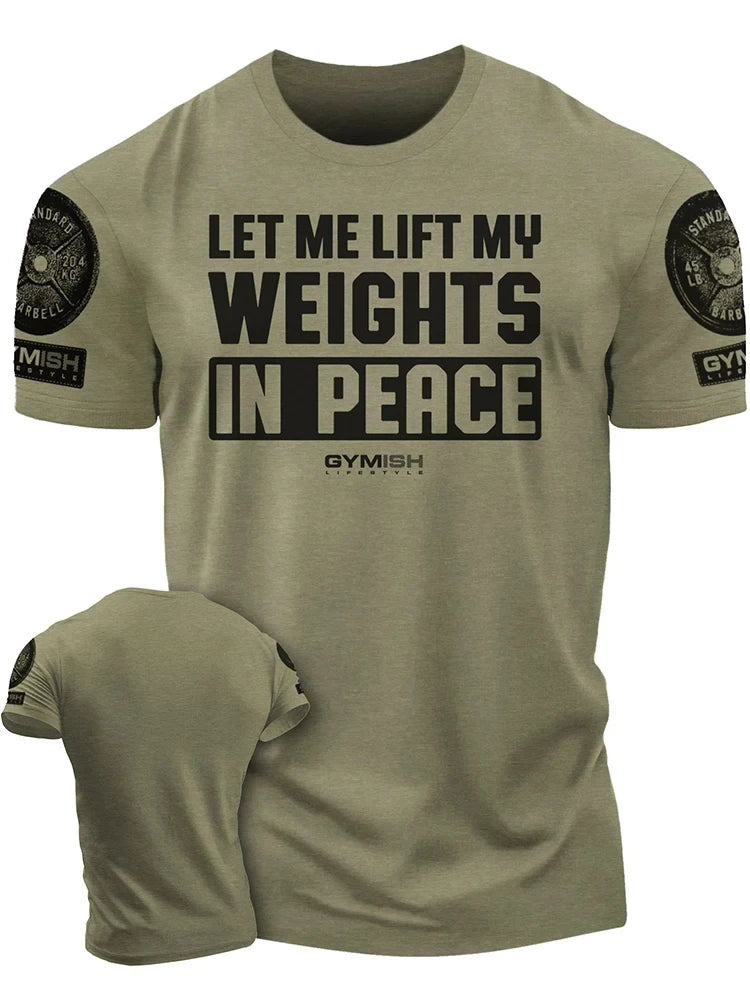 Apex Ritual Men's GYM Letter Print T-Shirt – Breathable Cotton Training Tee