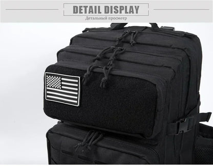 Apex Ritual – Tactical Molle Backpack 25L/45L – Military-Style Gym & Outdoor Hiking Rucksack