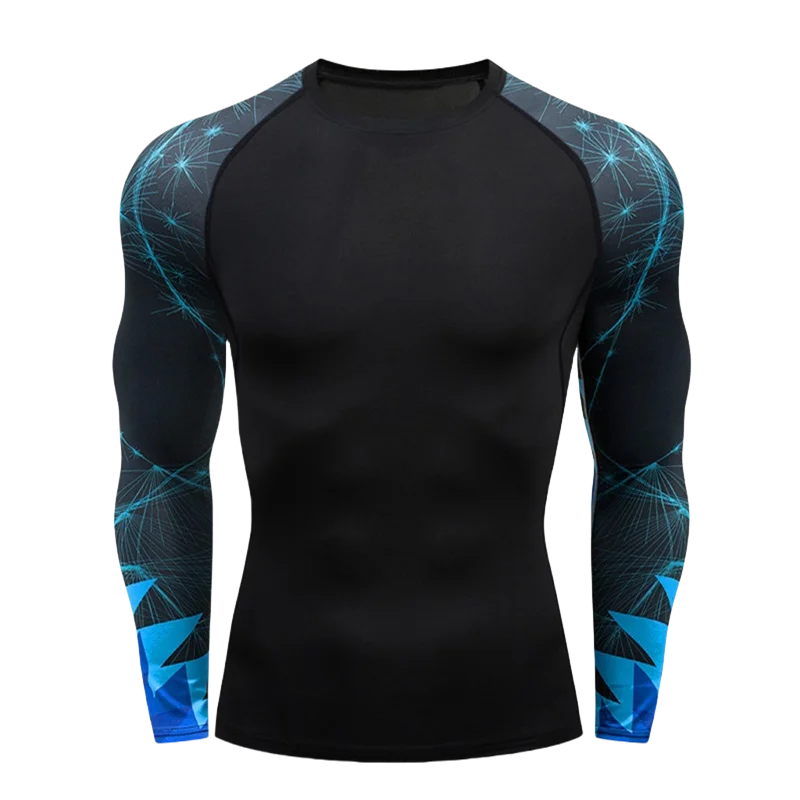Apex Ritual – MMA Long Sleeve Rashguard – BJJ Muay Thai Compression Shirt Gym Boxing Jersey