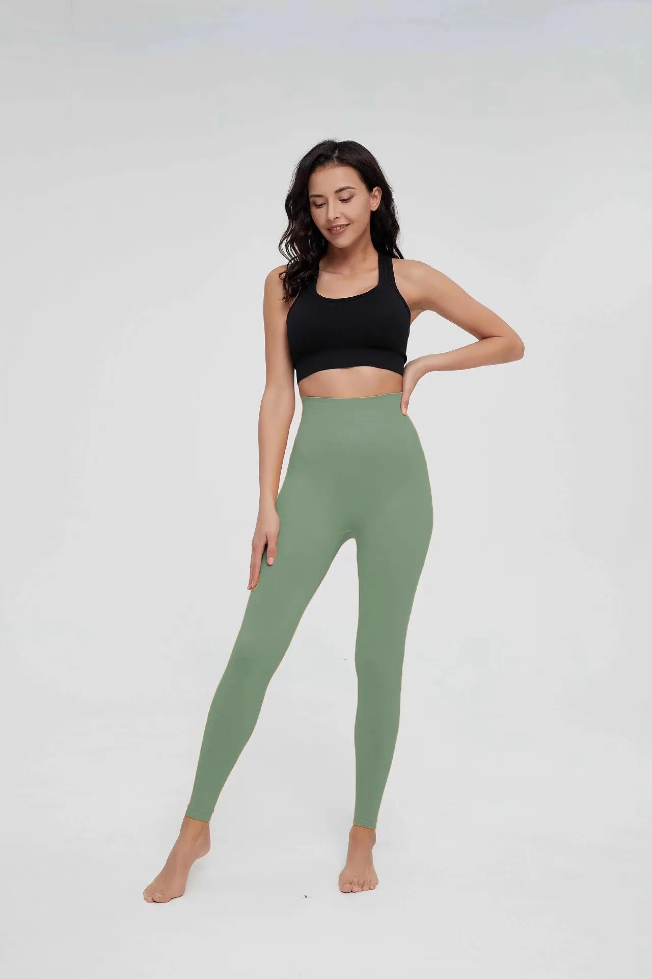 Apex Ritual – Women's Seamless High-Waist Training Leggings – Elastic Compression Fit