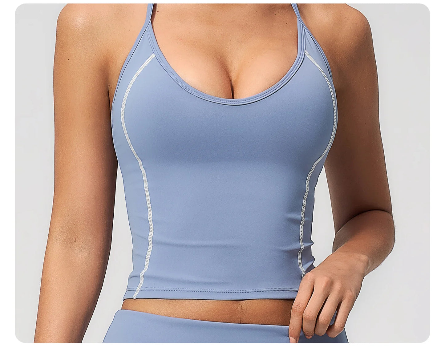 Apex Ritual – High Elastic Yoga Tank Top Women – Sports Vest Quick-Dry Workout Slim Gym Bra