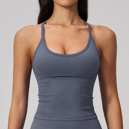 Apex Ritual – New Tight Sports Vest for Women – Seamless Yoga Bra Shockproof High Strength Sports Bra