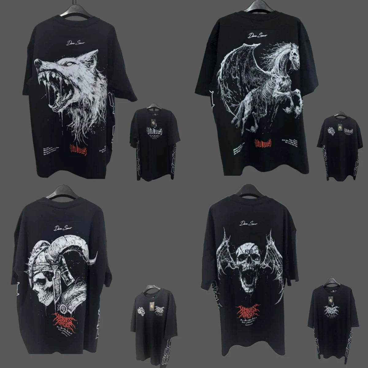 Apex Ritual – Anime Print Men's Crewneck T-Shirt – Loose Casual Fitness Training Cotton Tee