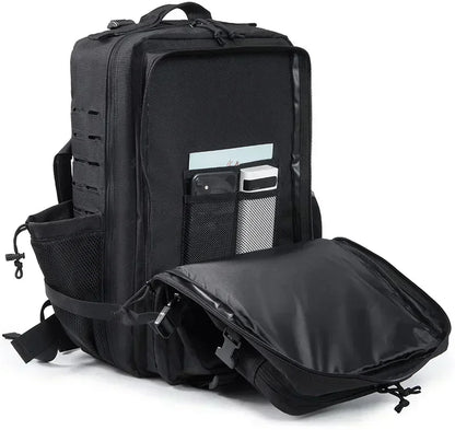 Apex Ritual – Tactical Molle Backpack 25L/45L – Military-Style Gym & Outdoor Hiking Rucksack