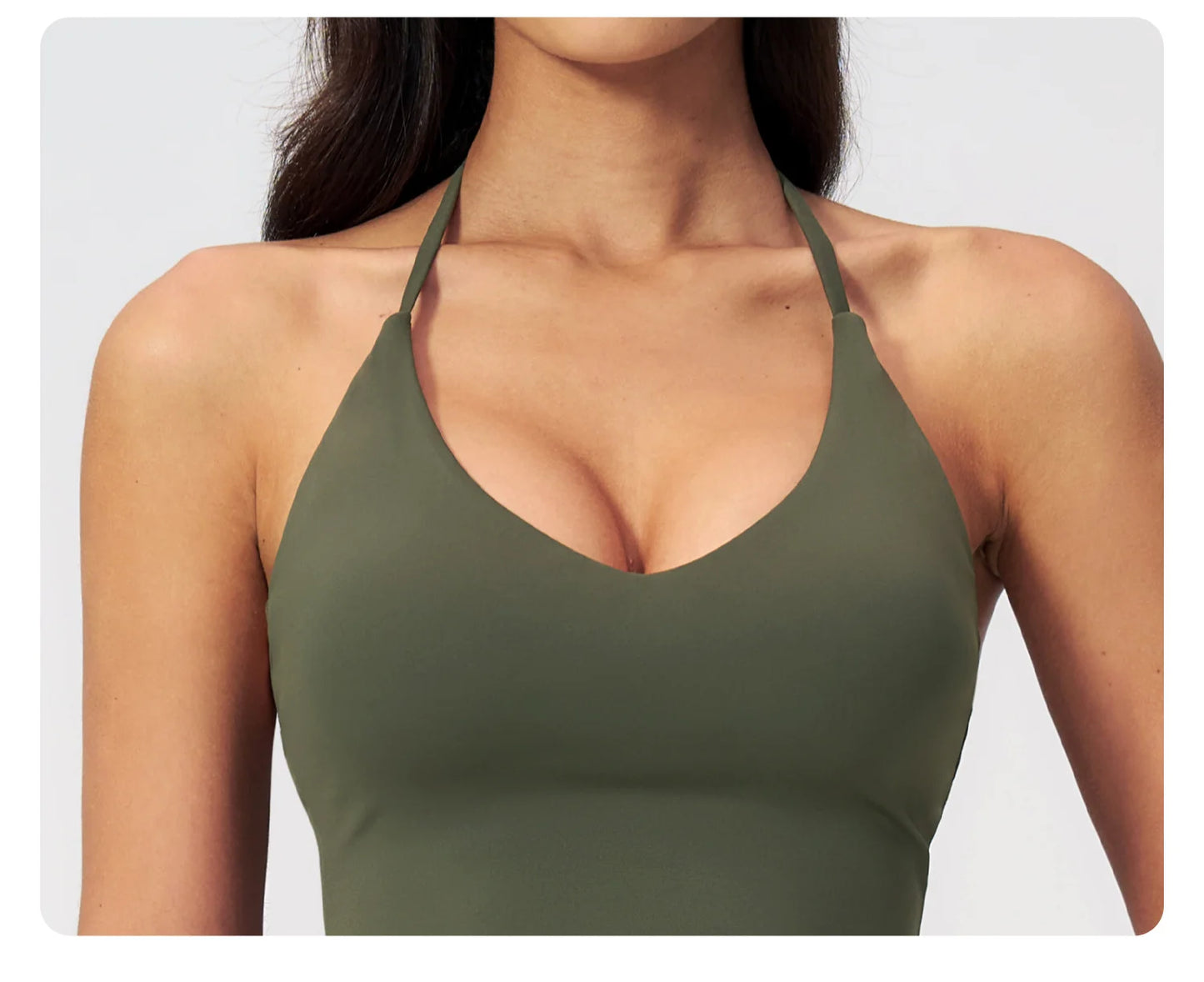 Apex Ritual – Yoga Tank Top Summer Women Deep-V – Fitness Shockproof Push Up Running Vest