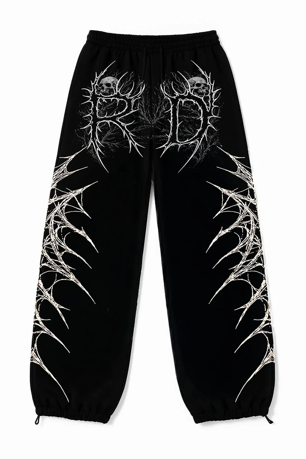 Apex Ritual Y2K Streetwear Joggers – Loose-Fit Wide-Leg Training Pants
