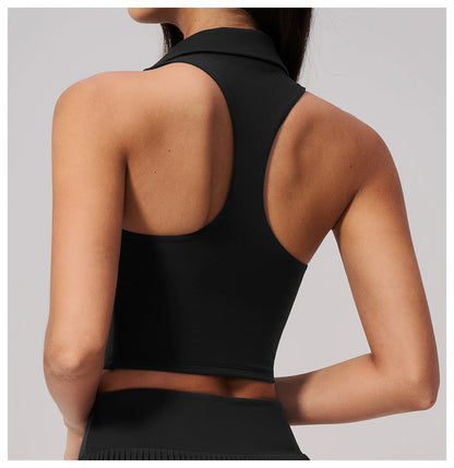 Apex Ritual – Summer Women's Slim-Fit Quick-Dry Yoga Tank Top – Breathable Fitness Sports Vest
