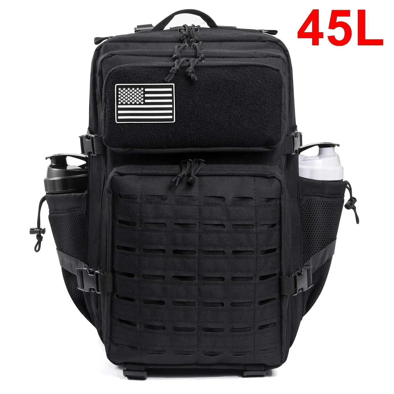 Apex Ritual – Tactical Molle Backpack 25L/45L – Military-Style Gym & Outdoor Hiking Rucksack