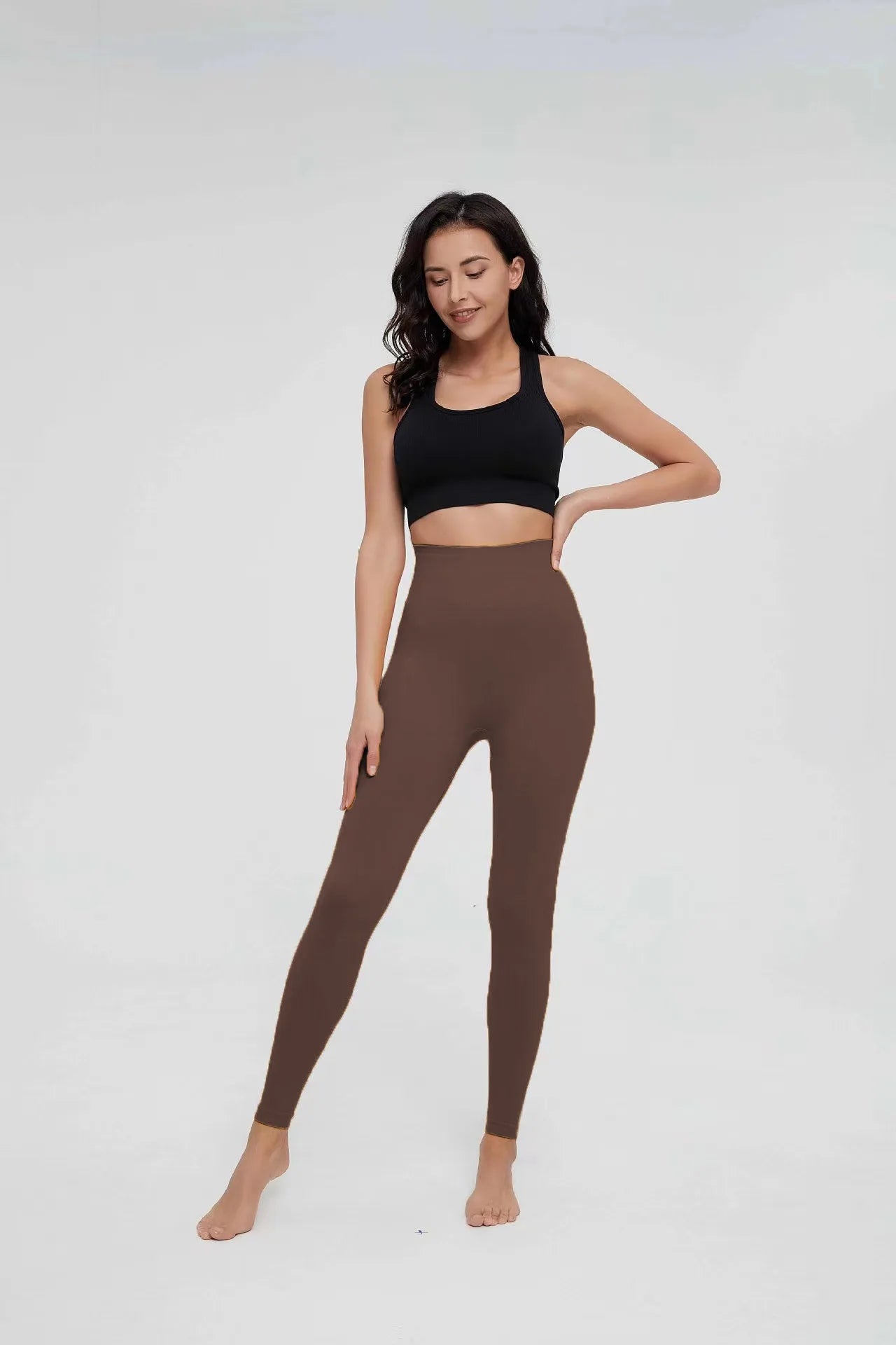 Apex Ritual – Women's Seamless High-Waist Training Leggings – Elastic Compression Fit