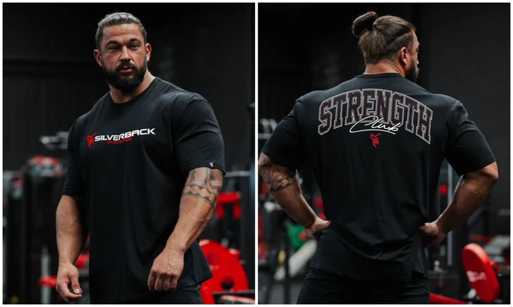 Apex Ritual – Oversized Gym T-Shirt – Loose Breathable Bodybuilding Fitness Tee