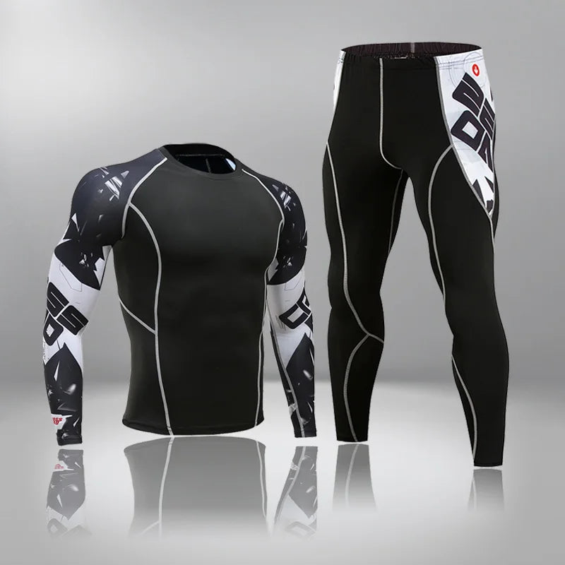 Apex Ritual – Men's Thermal Underwear Sets Compression Sport Suit – Quick Drying Long Johns