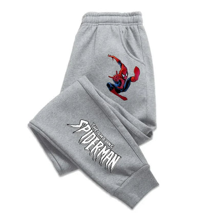 Apex Ritual – Men's Anime Print Fleece Joggers – Loose Fit Workout Running Pants