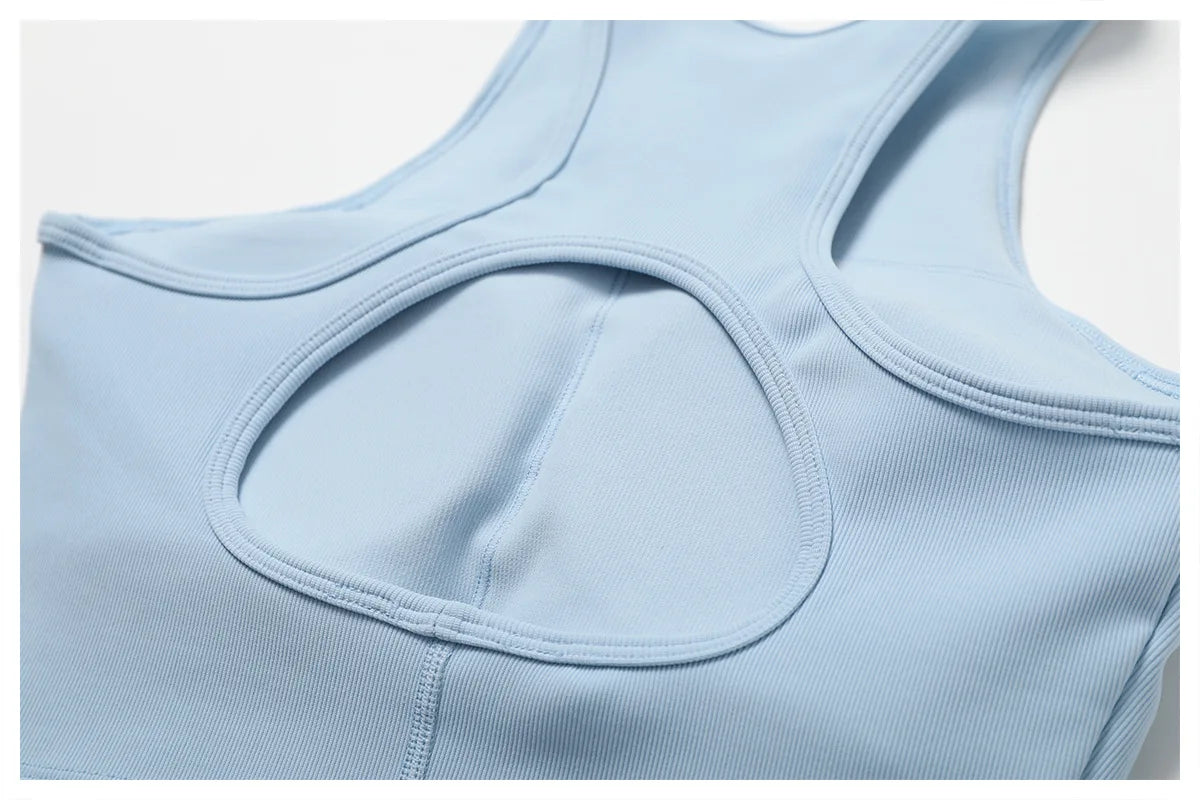 APEX RITUAL Women's High-Impact Sports Bra – Seamless Shockproof Support