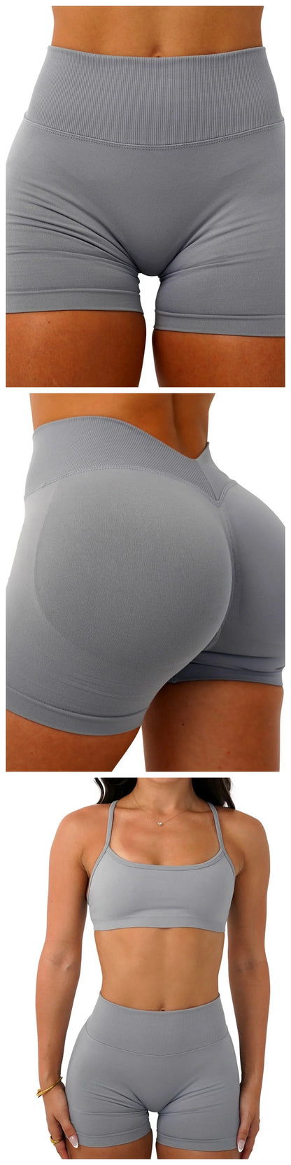 APEX RITUAL Women's Seamless Training Shorts – V-Waist Compression
