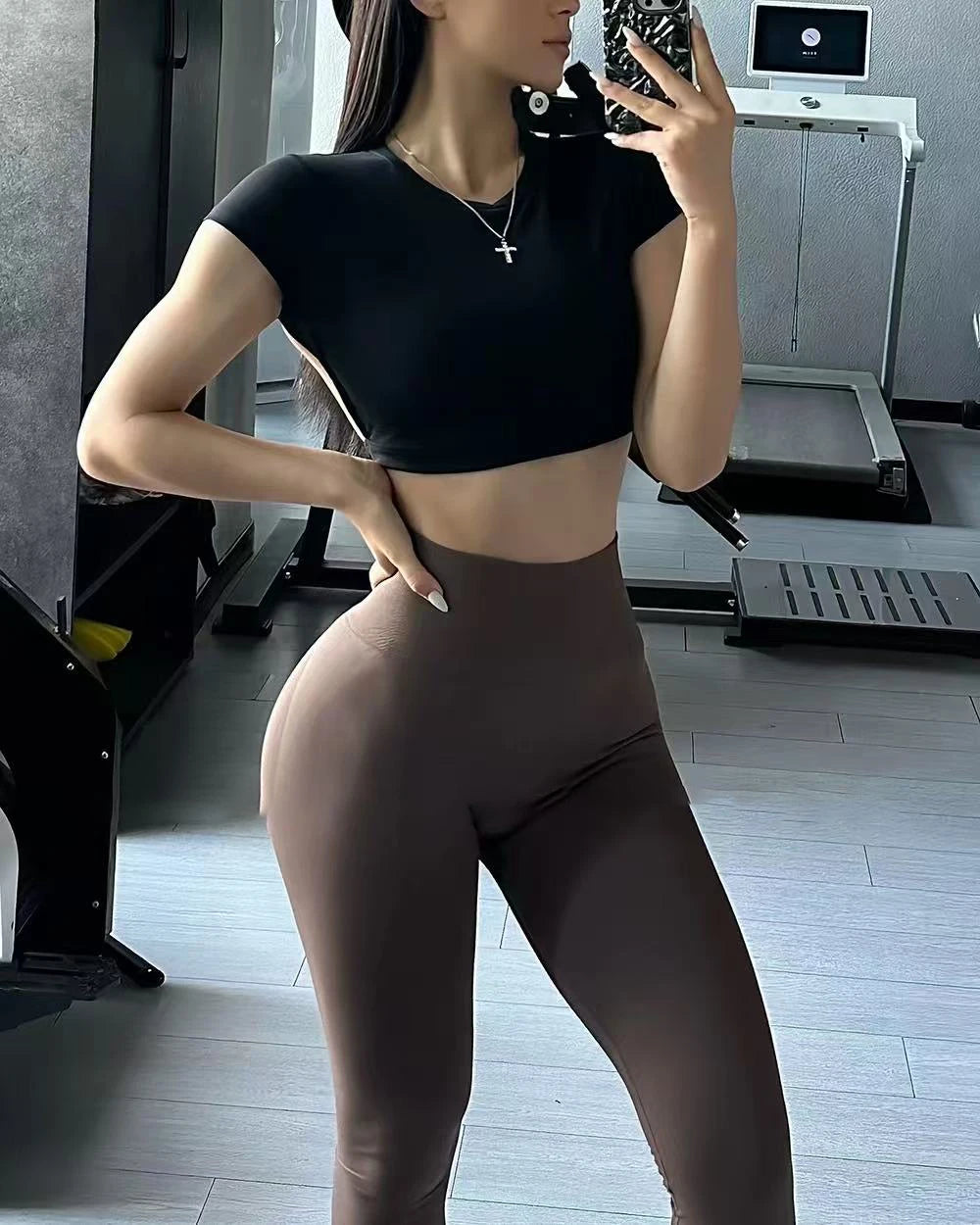 Apex Ritual – Sexy Padded Sports Shirts Breathable Workout Tops – Backless Yoga Crop Tops Women Gym Top