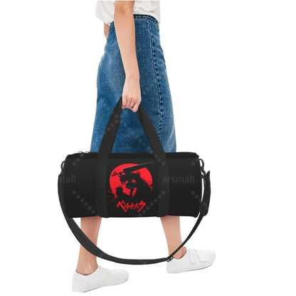 Apex Ritual – Anime Print Round Duffel Bag – Durable Outdoor Yoga Fitness & Travel Duffle Bag