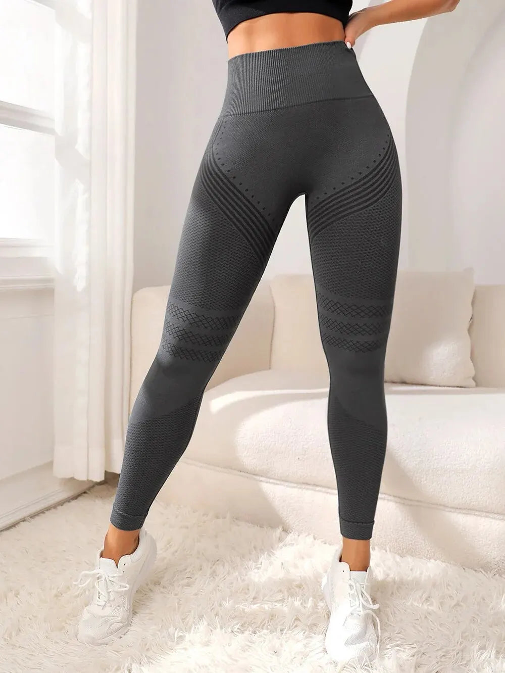 APEX RITUAL Women's High-Waist Sculpt Leggings – Squat-Proof Training Tights
