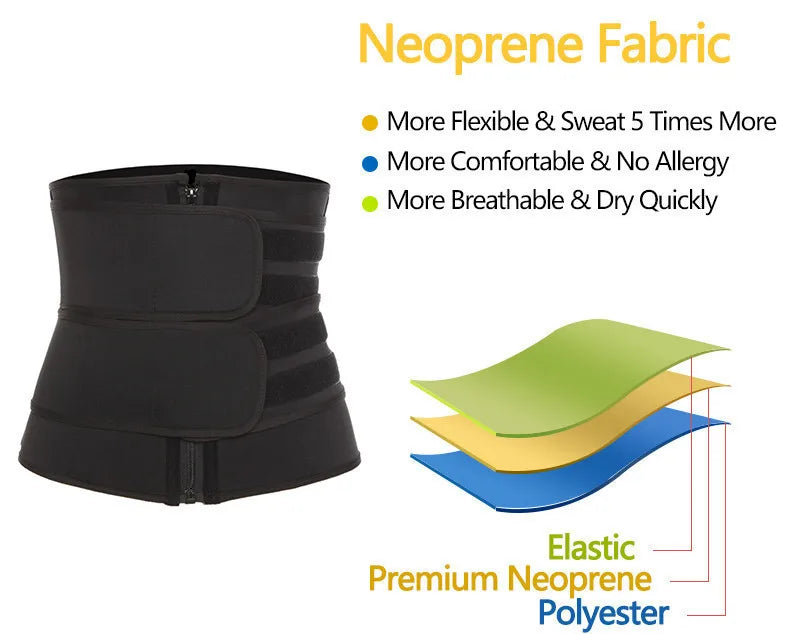 Apex Ritual – Waist Trimmer Training Belt – Adjustable Core & Sweat Support