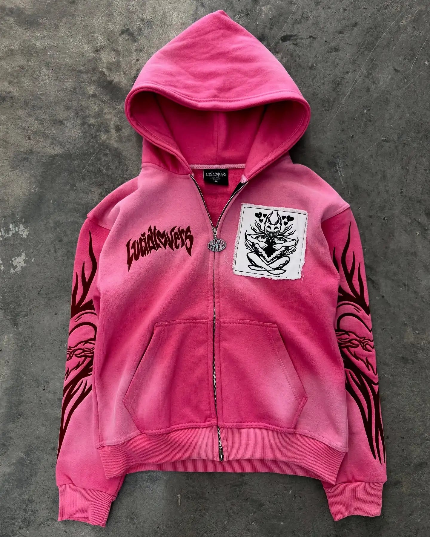 Apex Ritual – Y2K Korean College Style Zipper Hoodie Women – Harajuku Casual Loose Fleece Thick Sweatshirt