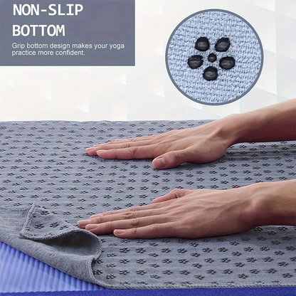 Apex Ritual Hot Yoga Towel – Non-Slip Sweat-Absorbent Mat Towel