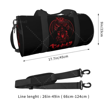 Apex Ritual – Anime Print Round Duffel Bag – Durable Outdoor Yoga Fitness & Travel Duffle Bag