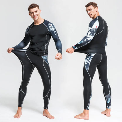 Apex Ritual – Men's Thermal Underwear Sets Compression Sport Suit – Quick Drying Long Johns