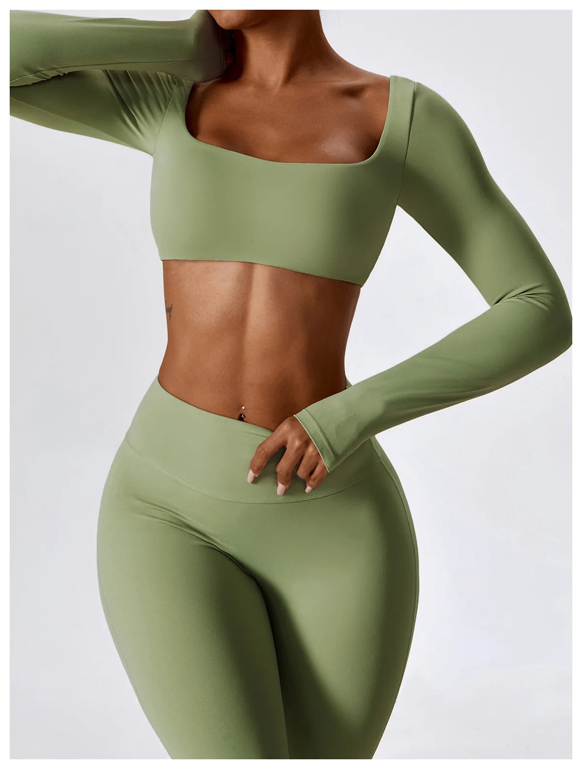Apex Ritual – Yoga Set 2PCS Seamless Women Sportswear – Gym Legging Fitness Bra Crop Top