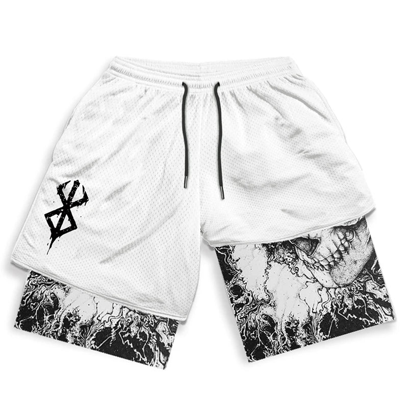 Apex Ritual – Men's 2-in-1 Training Shorts – Quick-Dry Double-Layered Gym Running Shorts