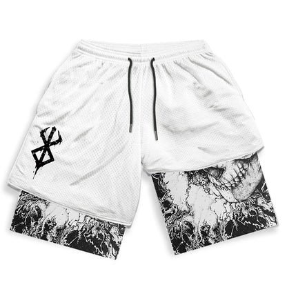 Apex Ritual – Men's 2-in-1 Training Shorts – Quick-Dry Double-Layered Gym Running Shorts