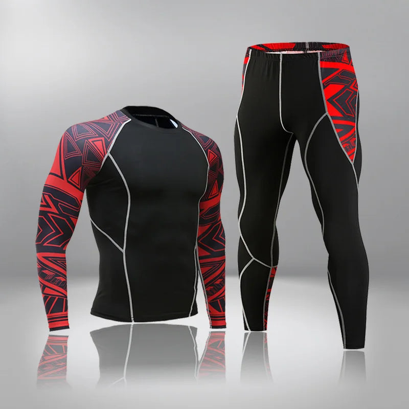 Apex Ritual – Men's Thermal Underwear Sets Compression Sport Suit – Quick Drying Long Johns