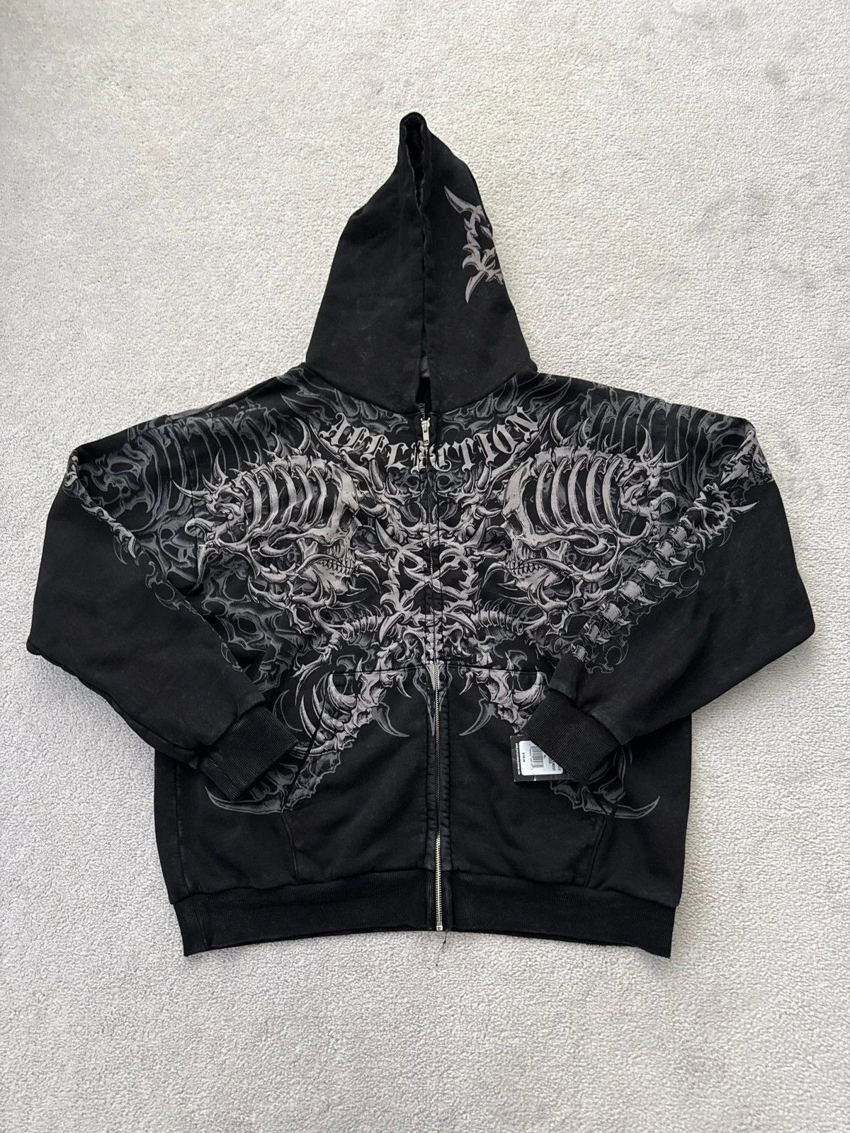 Apex Ritual – Explosions Y2K Hooded Sweater Men – American Retro Hip-Hop Graffiti Unisex Zipper Hoodie